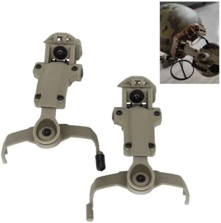 ArmorMason Rear Helmet Rail Attachment Kit Compatible with M-LOK, Peltor Comtac Headsets