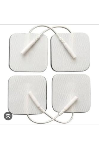 Respirox Tens Cihazı Pedi Soketli 4'lü Set, Düz Elektrot Pedi
