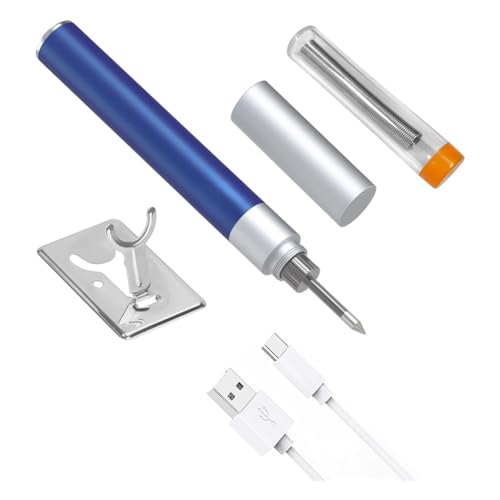 JOFUUM Soldador Inalámbrico con Batería Incorporada de Alta Capacidad de 1300 Mah, Interfaz Tipo C, para Trabajo Manual y Mantenimiento