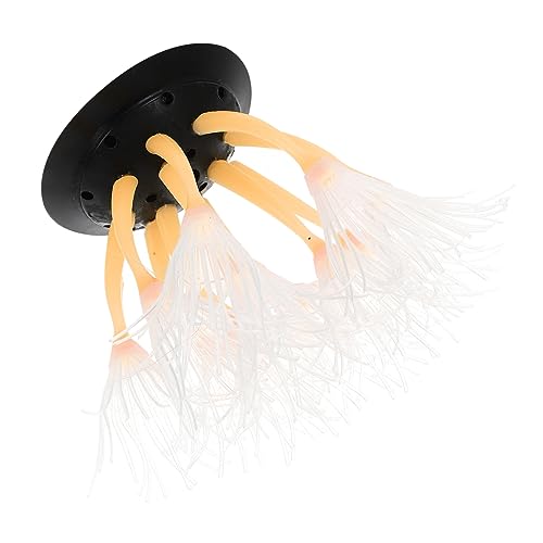 PEPLAYTAL Artificial Coral for Aquarium Silicone Sea Coral Decoration Vivid and Fish Tank Supplies Easy Maintenance Soft and for Fish Decorative Oceanic Landscape for Aquatic Environments