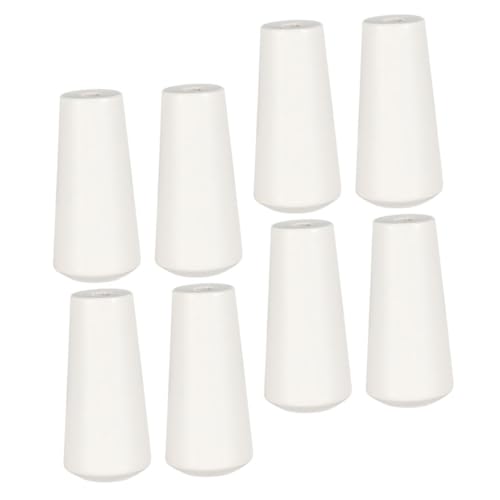 Warmhm 8pezzi Pomelli Corda Tende in Legno Naturale Per Tende Rullo Finestrone Accessori Estensori Cordini Sicurezza Con Design Elegante Facile Installazione