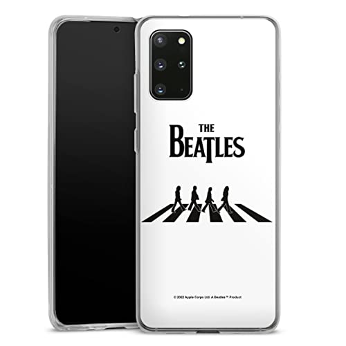 DeinDesign Coque en Silicone Compatible avec Samsung Galaxy S20 Plus 5G Etui Silicone Coque Souple The Beatles Abbey Road Musique - Les Beatles, Paul McCartney, John Lennon, RIngo Starr, George Harrison DeinDesign Coque en Silicone Compatible avec Samsung Galaxy S20 Plus 5G Etui Silicone Coque Souple The Beatles Abbey Road Musique