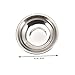 TEHAUX 8pcs Electronic Scale Trays Home Kitchen Jewelry Tray Dish Steel Measuring Powder Dish