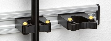 Toolflex Stielhalter Für Rohre 15-20mm - Wandhalterung Für Werkzeuge & Stöcke