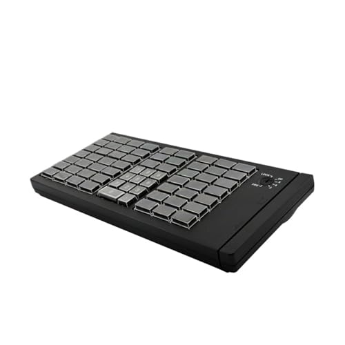 Teclado de caja registradora programable de 66 teclas con tecnología de membrana 3