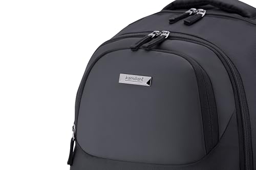 Image of Kamiliant by American Tourister Bigwig Office Laptop Backpack with 15 inch Inch Laptop Compartment, 33 L Capacity, Ergonomically Designed with Rain Cover for Men And Women - Black