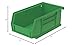 Akro-Mils 30220 AkroBins Plastic Storage Bins, Space-Saving Stackable Bins for Garage, Pantry, Craft Organization, 7-Inch x 4-Inch x 3-Inch, Green, 24-Pack