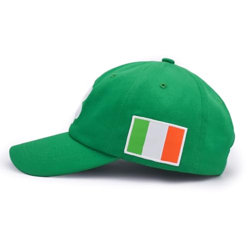 Gorra St Patricks Day ajustable unisex verde trébol miniatura 3