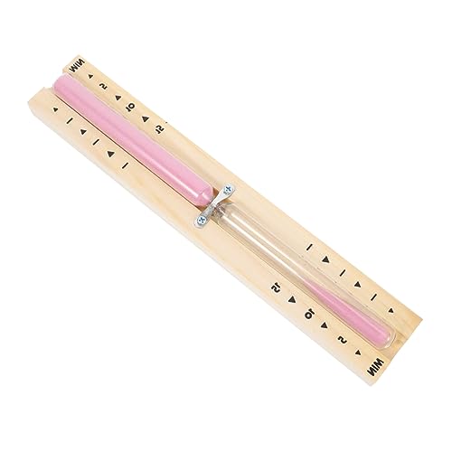 Amosfun Horloge De Sauna en Bois avec Sablier Et Minuteur Design Élégant Verre Chauffant pour La Relaxation