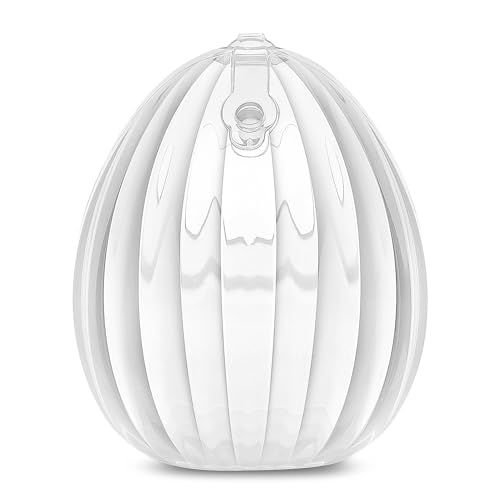 Image of haakaa Wearable Manual Breast Pump with Plug | Hands-Free, Kick-Proof, Portable | More Fit & Soft| Unique Shell Design, Silicone Breastfeeding Milk Catchers，4oz/120ml，1 Count