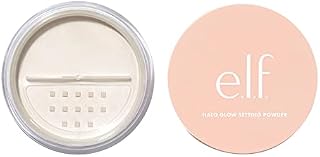 e.l.f, puder do ustawienia połysku Halo, jedwabisty, nieważny, rozmyty, wygładza, minimalizuje pory i drobne linie, tworzy efekt miękkości, lekkie, półmatowe wykończenie, 6,8 g