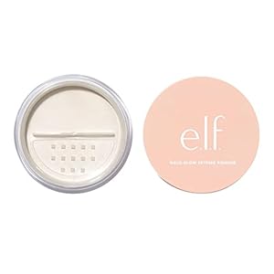 e.l.f. Halo Glow Soft Focus Setting Powder, Silky Setting Powder For Creating Soft Glow Without Shine, Smooths Pores & Lines, Light