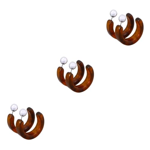 Boucles d'oreilles légères en résine style coréen pour en finir avec les lobes douloureux