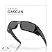 OAKLEY Gascan OO9014 03-471 60MM Polished Black/Grey Sunglasses for Men+ Bundle Accessory Leash Kit, Microfiber Pouch