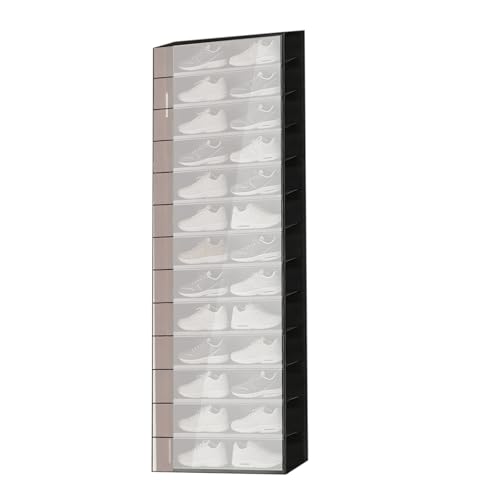 Veasbuu Organizador de zapatos para colgar sobre la puerta, 26 bolsillos, colgador plegable transparente para zapatos, zapatos, tenis, tacones altos, entrada, armario, dormitorio