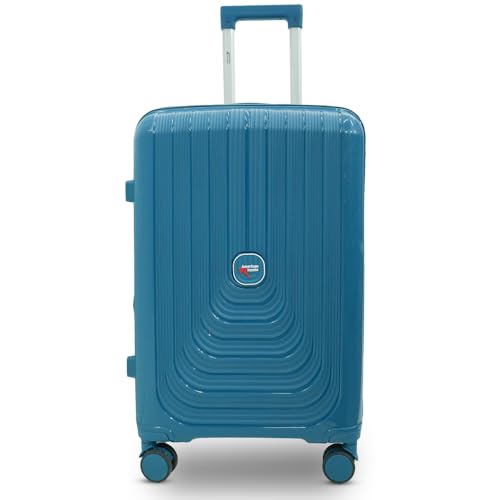Image of UrbanGlide Trolley Bag | Premium Polypropylene Hard Shell Luggage | Premium Polypropylene Hard Shell, TSA-Type Lock, Silent Spinner Wheels, Durable Design