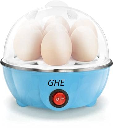 GHORI ENTERPRISEEgg Boiler Electric Automatic Off 7 Egg Poacher for Steaming, Cooking, Boiling and Frying, Multicolor