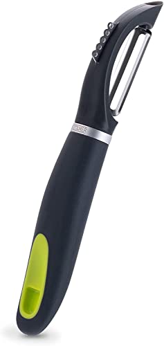 ZOLMER Premium Sparschäler mit Ergonomischem Griff - Extra Scharfer Zweischneidiger Gemüseschäler - Pendelschäler - Spülmaschinenfest Cover