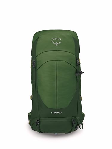 Image of Osprey Stratos 36L Men's Hiking Backpack, Seaweed /Matcha Green