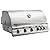 Blaze LTE 40-Inch 5-Burner Built-In Propane Gas Grill w/Ceramic Flame Tamers