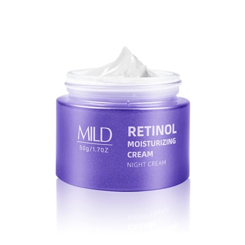 Retinol & Hyaluronic Acid Night Cream, Anti-Aging Face Moisturizer,Anti-Aging Retinol Face Cream for Women, Firms Skin to Fight Fine Lines, Wrinkles & Dark Spots, 1.7 oz Retinol & Hyaluronic Acid Night Cream, Anti-Aging Face Moisturizer,Anti-Aging Retinol Face Cream for Women, Firms Skin to Fight Fine Lines, Wrinkles & Dark Spots, 1.7 oz
