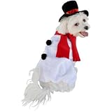 Snowman Dog Costume Size: X-Small (Up to 8" L)