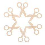 JUMPLAWN 6 Stück Teiliges Holzspielzeug Scheren für Fördert Hand auge koordination und Kreatives...