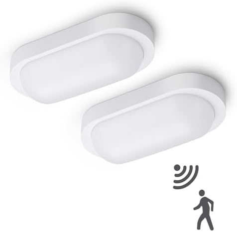 Luminaire LED étanche IP65 Pour Garage/cave/bureau - 90/120 Cm, Détecteur De Mouvement, 6500K