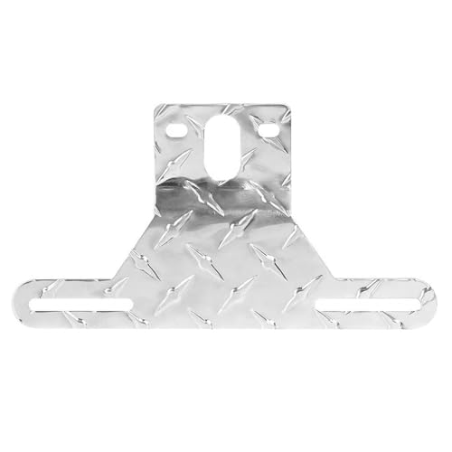 Soporte para placa de matrícula de remolque, soportes para matrícula de remolque, soportes de marco de placas de aleación de aluminio, soportee de placas de metal de estilo americano con soportee de l