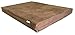 Dog Bed Cover: 40''x35''x4'' Deluxe Top Quality Chocolate Brown MicroSuede Fabric 100% Washable Resistant Anti Slip Luxury Comfort Replacement Dog Bed Zippered Duvet Gusset Case