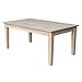 International Concepts Tall Shaker Coffee Table, Unfinished