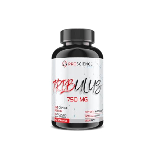 ProScience Tribulus Supplement for Men Muscle Recovery Strength Athletic Performance Boosts Endurance & Muscle Growth Enhances Energy Levels 90 serving