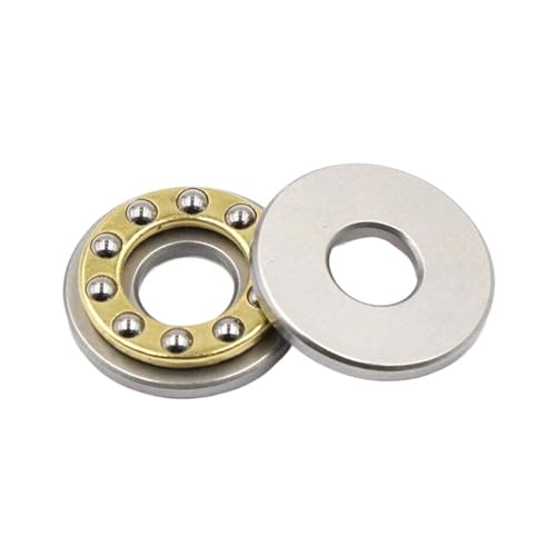 Deep Groove Double Rubber Seal Bearings 10pcs Axial Ball Thrust Bearing F2-6 F2.5-6 F3-8 F4-9 F4-10 F5-10 F5-12 F6-12 F6-14 F7-13 F8-16 F10-18 F12-21M(F8-22M)