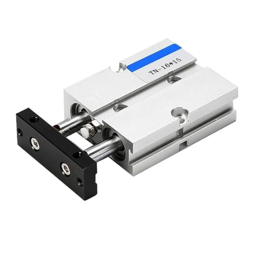 Vérin pneumatique TN double liaison en aluminium robuste pour guidage linéaire