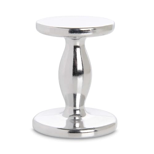 Fino Dual-Sided Espresso Tamper, Heavyweight Aluminum, 4-Ounce, Dual 48-Millimeter and 53-Millimeter Ends for Espresso Machines
