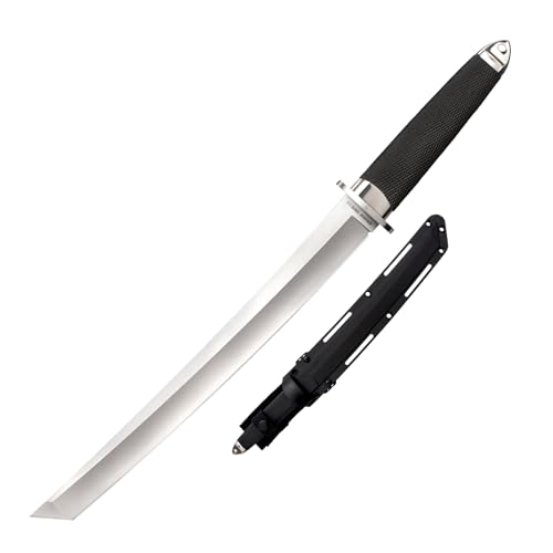 Image of COLD STEEL Magnum Tanto VG-10 San Mai Razor-Sharp Blade Kray-Ex Handle Military Tactical Fixed Blade Knife w /Secure-Ex Sheath