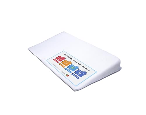 CASANTIA Cuña Antireflujo Adulto - 60x33x8cm | CERTIFICACIÓN Oeko-Tex®, Tejido Aloe Vera, Fabricado en Portugal. Cojín Antirreflujo, Cuña Antireflujo, Cuña Elevar Colchon, Almohada Cuña