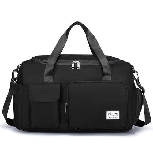 Sports Gym Bag for Men Women, Large Capacity Travel Duffel Bags Swim Yoga Tote Weekender Overnight