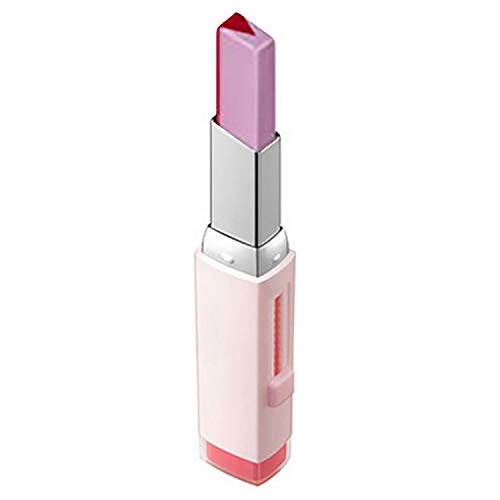 Lip Gloss, Two Tone Blending Lip Bar, Tinted Lip Stick, Moisturizing Lip Balm,Creamy Texture Moist Feeling With Vivid Color Combination and Tint (Lollipop Red #07)
