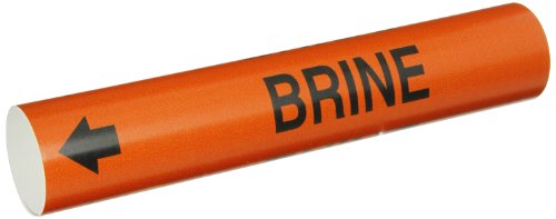 Marqueur de tuyau clipsable Brady 4304-C identification saumure Brine