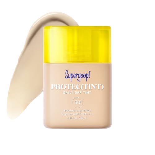 Supergoop! Protec(tint) Daily Skin Tint SPF 50 - 14N - Light, Buildable Coverage for Immediately Smooth, Even-Looking Skin - Natural Finish