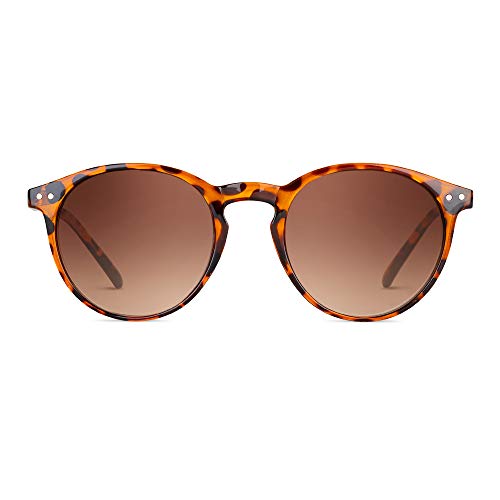 TWIG gafas de sol WEIL hombre/mujer UV400 redondas vintage fashion (TORTOISE BROWN)