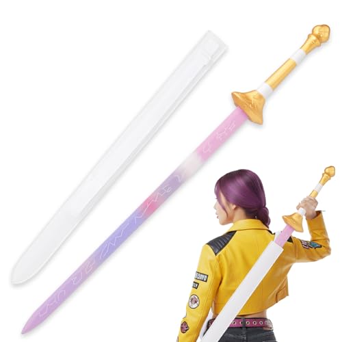 PowerGale 41 Anime Cosplay Sword with Sheath Non-3D Printed & Back-Carry Collectible Prop for Costume&Display