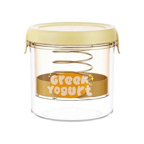 Fine Mesh Yogurt Strainer mit Deckel – Premium Filtering Zubehör für stabile Edelstahlfedern, High-Clarity Separation System, zuverlässiges Container-Unterstützungssystem Creamy Texture Results