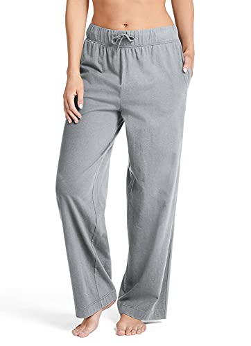 Jockey Women's Sleepwear Everyday Essentials 100% Cotton Pant, Grey Heather, m