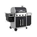 Lifetime Gas Grill and Wood Pellet Smoker Combo, WiFi and Bluetooth Control Technology