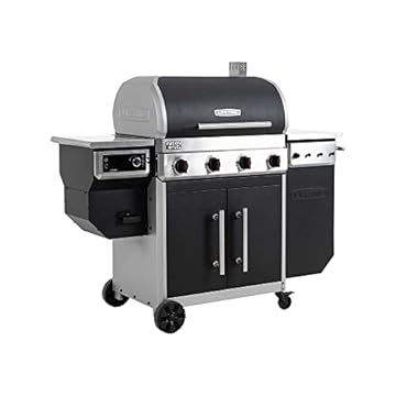 pellet smoker and gas grill combo
