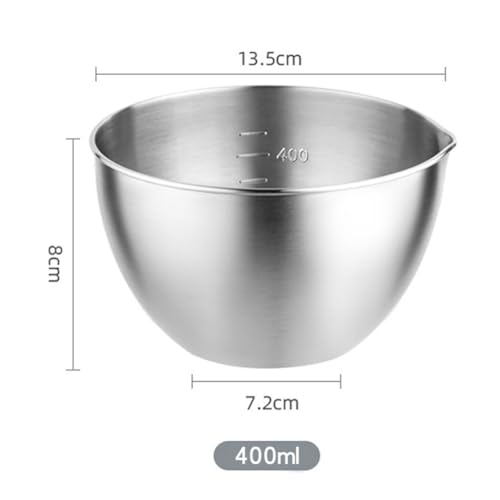 Tazón Mezclador de Acero Inoxidable 400 ml miniatura 6