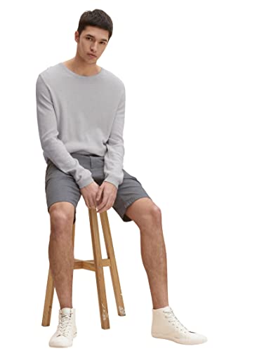 TOM TAILOR Denim Mannen Chino bermuda shorts met riem - Image 4