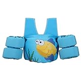 【Material Premium】: El chaleco flotante para niños está fabricado con nylon, espuma EPE y lycra de poliéster de alta calidad. Duradero y con costuras robustas. Fácil de usar, sin necesidad de inflarlo para que flote en el agua. Aporta más diversión a los juegos de agua y disfruta de un verano divertido.